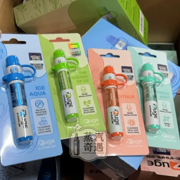 越南ZUGE E-inhaler草本電子鼻通4款實拍展示