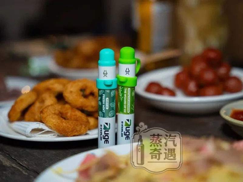 越南ZUGE E-inhaler草本電子鼻通餐桌上使用實拍
